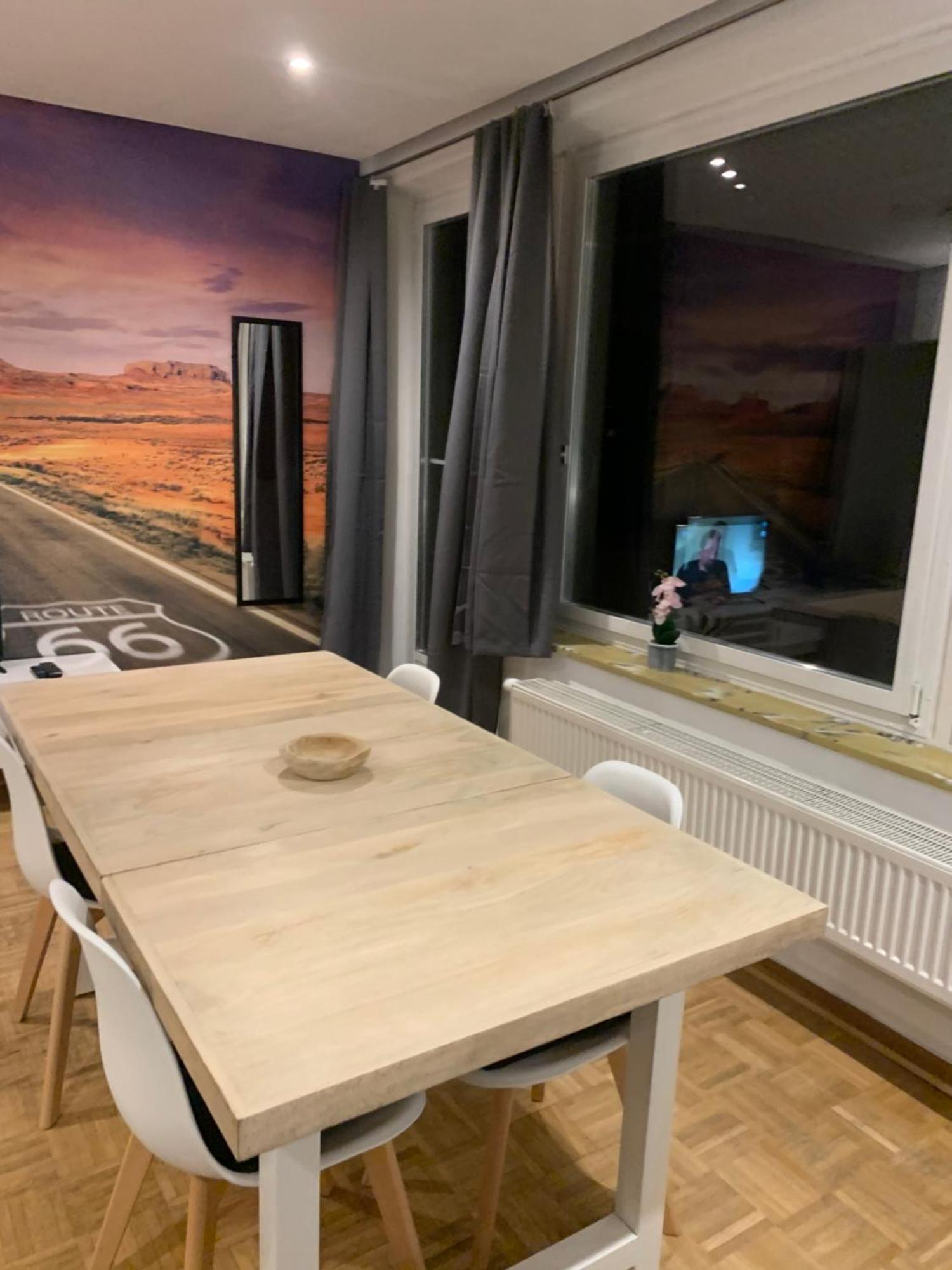 Mainpark Apartment 4 Schlafzimmer Bis Zu 10 Personen Direkt Ueber Aschaffapartment Bei Aschaffenburg Mainaschaff Extérieur photo