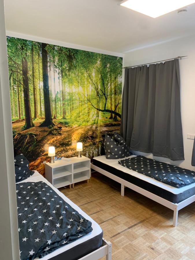 Mainpark Apartment 4 Schlafzimmer Bis Zu 10 Personen Direkt Ueber Aschaffapartment Bei Aschaffenburg Mainaschaff Extérieur photo