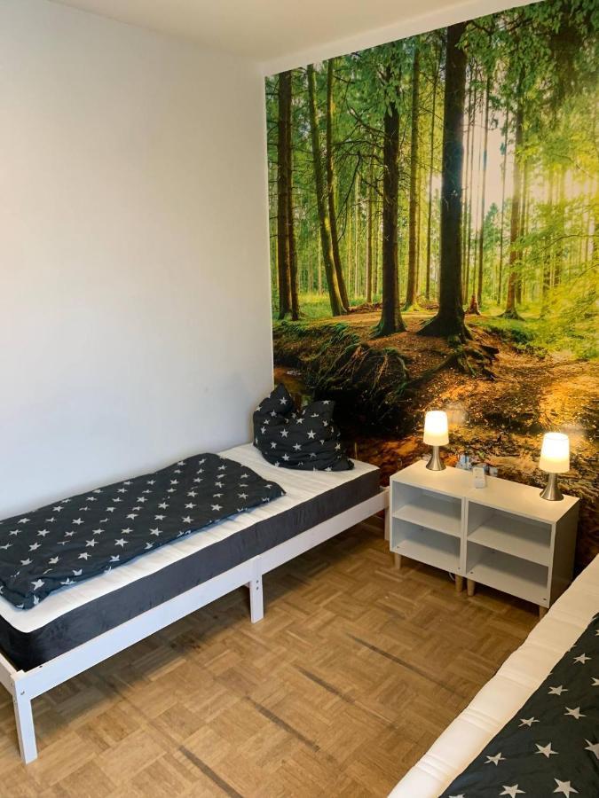 Mainpark Apartment 4 Schlafzimmer Bis Zu 10 Personen Direkt Ueber Aschaffapartment Bei Aschaffenburg Mainaschaff Extérieur photo